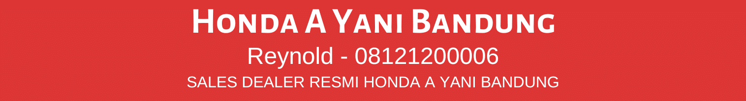 Dealer Honda A Yani Bandung